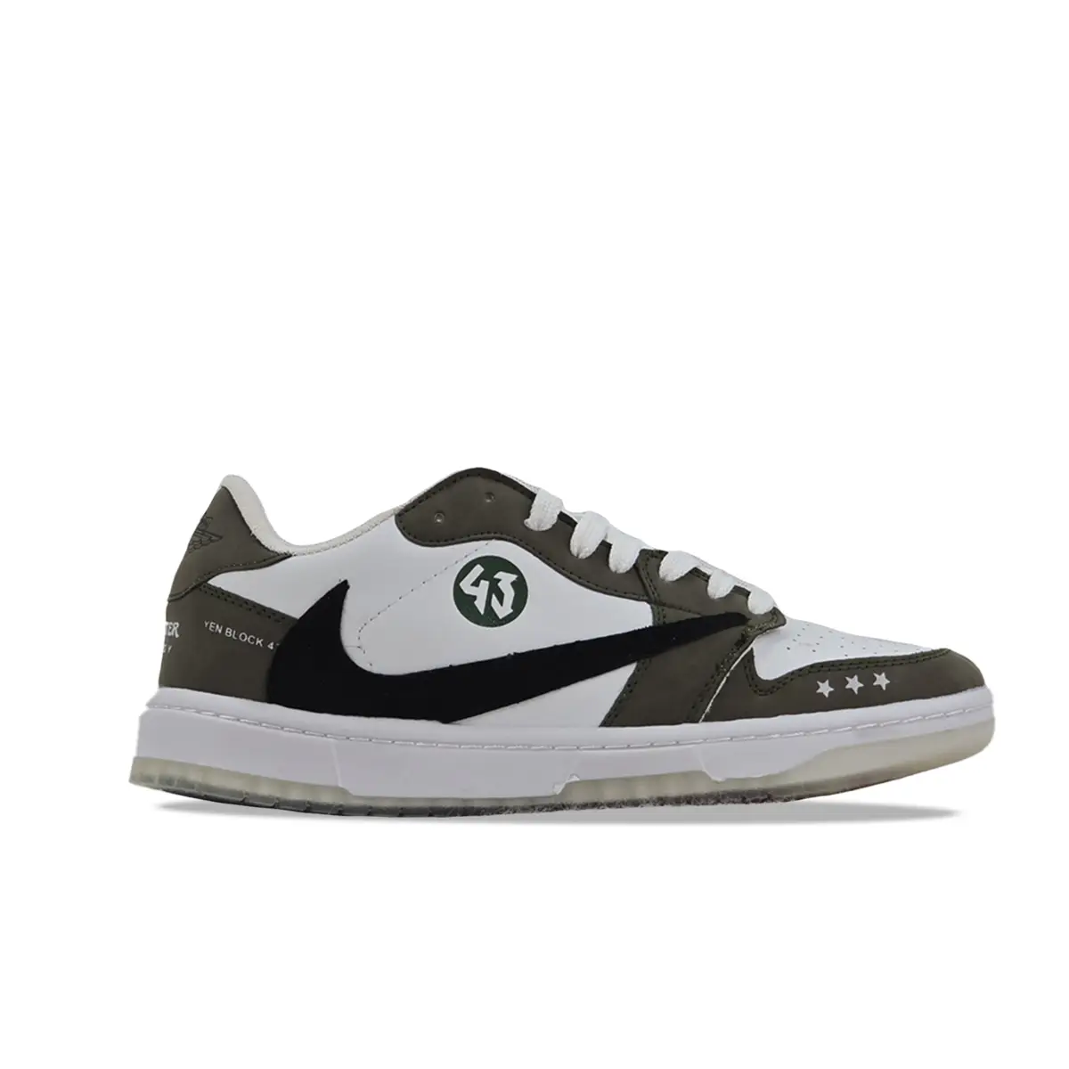 کتونی نایک ایر جردن 1 تراویس اسکات هونیگان سبز سفید